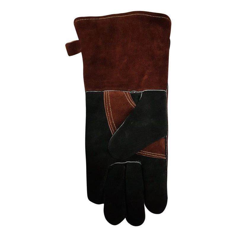 Guantes De Cuero Parrillero Asados Alta Temperatura Mr.beef