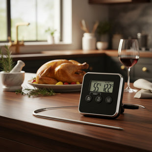 Termómetro Para Asado Mr Beef Carne Parrilla Bbq Digital Negro