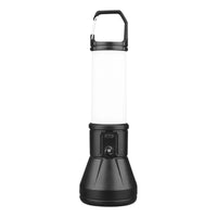 Linterna Doble Luz Recargable Led Camping Campo Flash Blanco Negro