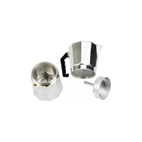 Cafetera Espresso Italiana Aluminio 3 Tazas Cocina Tetera Blanco
