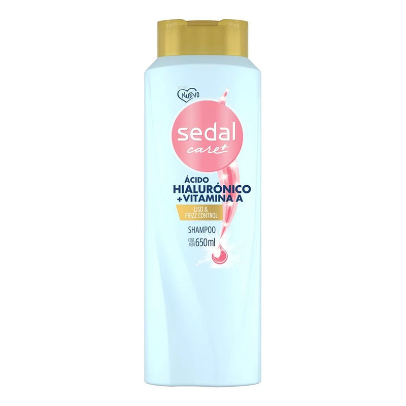 Pack X2 Shampoo Sedal 650ml Ácido Hialurónico Vitamina A