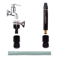 X2 Boquilla Ajustable De Manguera Alta Presion Auto Jardin Negro