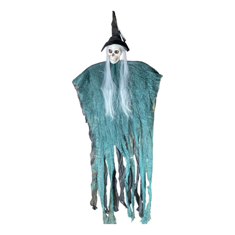 Fantasma Mono Colgante Halloween Calavera Terror Halloween Blanco Calavera