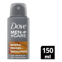 Desodorante Aerosol Dove Men Mineral Powder + Sandalwood 48h