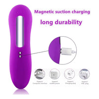 Masajeador Mini Vibrador Succionador Recargable Femenino