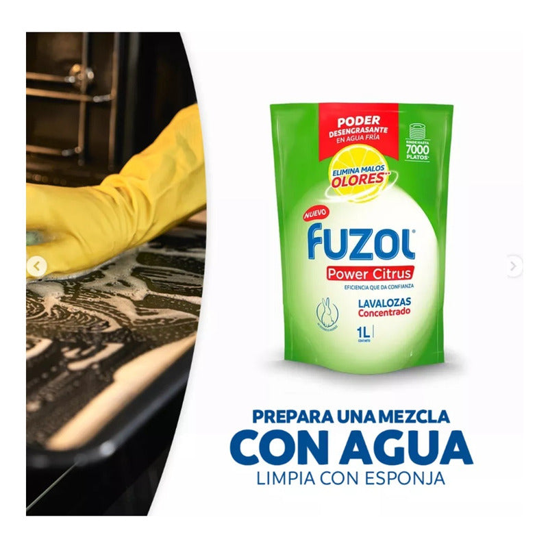 Lavaloza Fuzol Concentrado 1 L Power Citrus Lavalozas