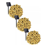 X3 Luces Navidad Guirnalda Solar 200 Led 20 Metros Decorativ