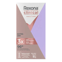 X3 Desodorante Rexona Clinical Crema Extra Dry Women 48g Extra Dry