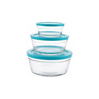 Lonchera Set 3 Taper Tupper Comida Bowl Hermético Contenedor Verde