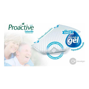 Protector De Cama Proactive Sabanilla 8unid Superabsorbente