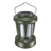 Lampara De Camping Con Energía Solar Recargable Usb Verde