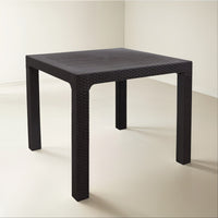 Mesa Roble Ratán Exterior Madera Living Comedor Terraza