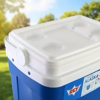 Cooler Nevera Cava Hielera Portátil 35 Litros Reyplast Azul