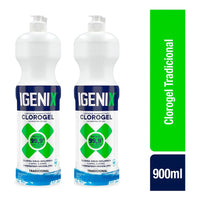 Pack X2 Limpiador Cloro Gel Igenix Tradicional 900ml