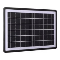 X2 Cargador Panel Solar Multifuncional Celular Energía Solar Negro 5v