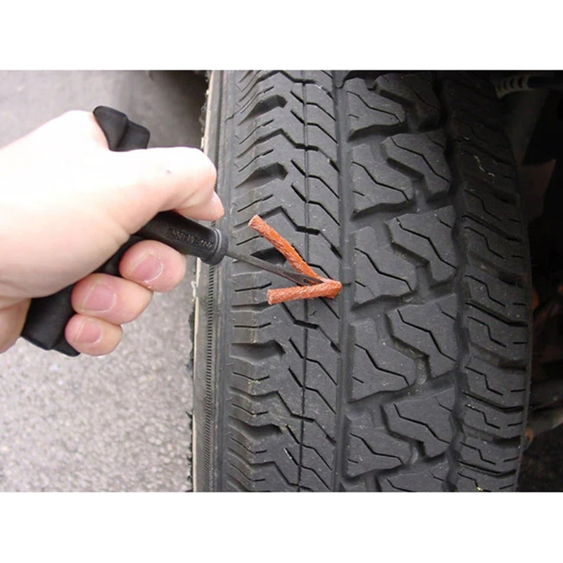 Pack X2 Kit Reparacion Pinchazos Llanta Neumático Auto Moto