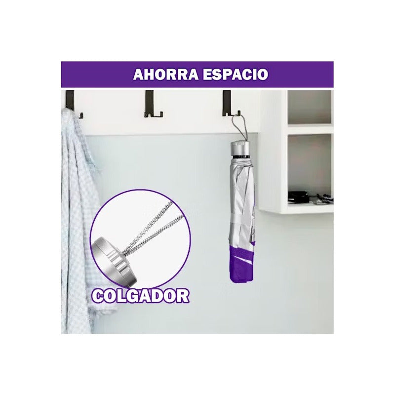 Paraguas Retráctil Plegable De Bolsillo Marin Color Negro Sombrilla Compacta Antilluvia Uv Paragua Portátil Unisex Paraguas Liviano Para Viaje Mochila Cartera Paragua Impermeable Resistente Negro