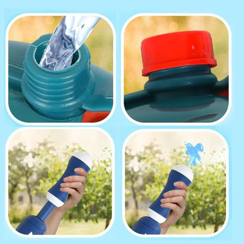 Pistola Agua Con Mochila Lanza Agua Juguetes Verano Piscina.