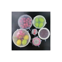 Tapas De Silicona Extensible Ajustable Adaptable Alimentos