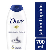 Jabón Liquido Cremoso Dove 700ml Humectante Limpieza