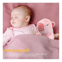 Peluche Capibara Relajant Sonido Luz Capybara Calma Ansiedad