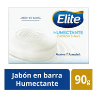 Jabón En Barra Elite Humectante Cuidado Suave 90g