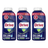 Pack X3 Detergente Drive Líquido Para Diluir 500ml 60lavados