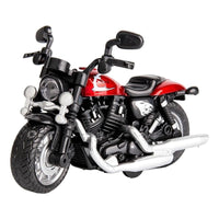 Motocicleta Juguete Coleccionable Luz Sonido Escala 1/12