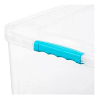 Caja Apilable Organizadora Almacenamiento Con Ruedas  50 L