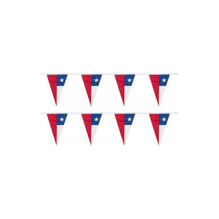 24 Banderines Guirnalda Decorativa Chilena Fiestas Patrias