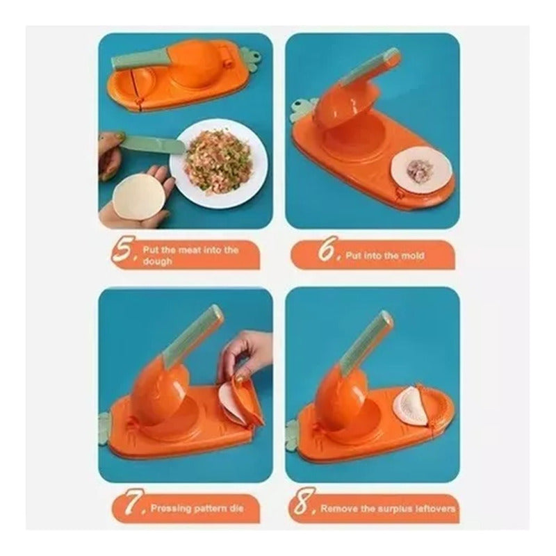 Prensa Manual Maquina Empanadas Dumpling Pasteles 2 En 1