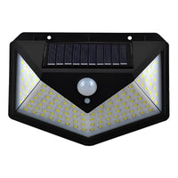 Lámpara Solar De 100 Led Con Sensor De Jardín, Impermeable, Color Negro