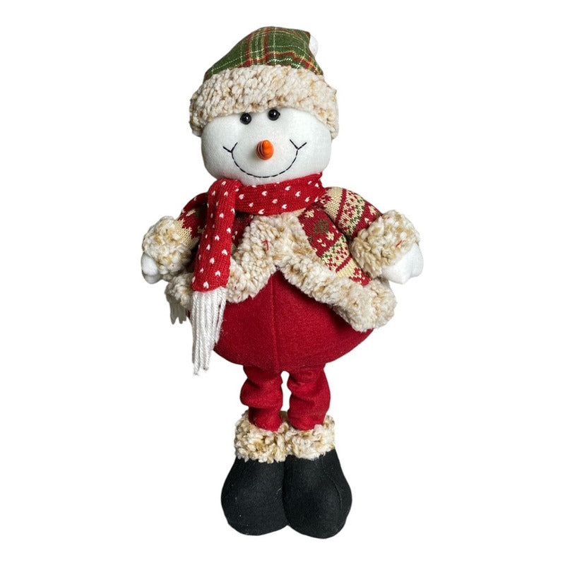 Pack 2 Monos Patas Largas Adorno Navidad Decoración Pascuero
