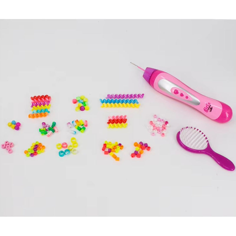 Set Juego Peinados Cabello Maquina Trenzas Juguete Niñas