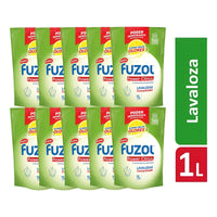 Pack X10 Lavaloza Fuzol Concentrado 1 L Power Citrus Lavaloz