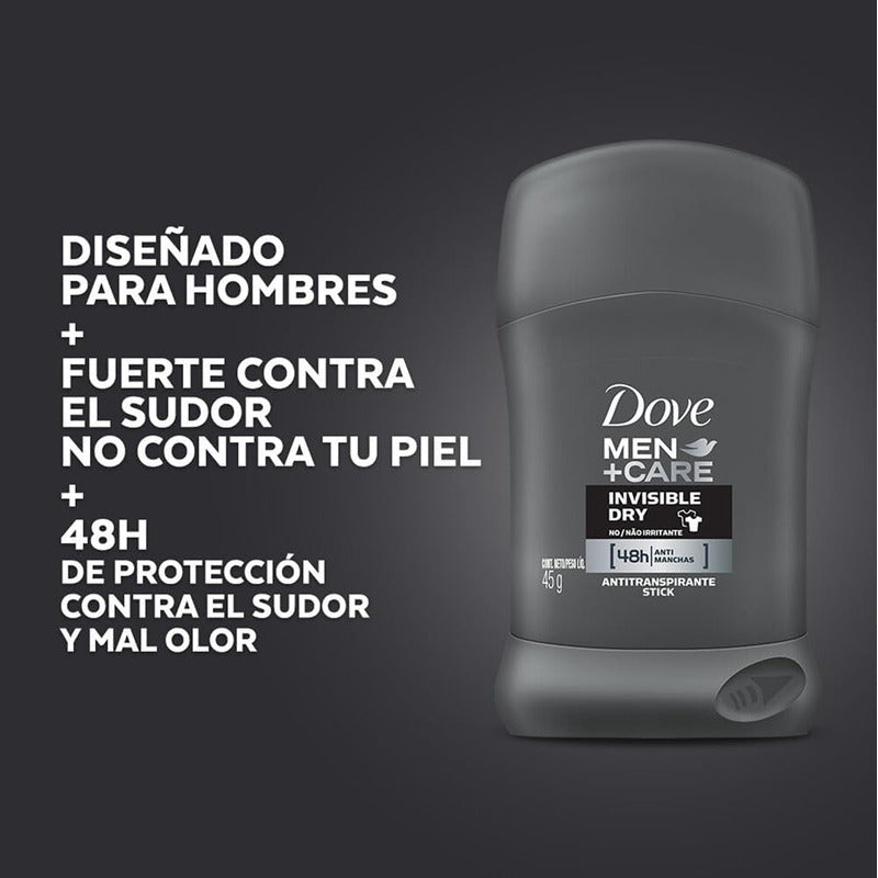 Desodorante Dove Men + Care Barra 50g Invisible Dry 48h