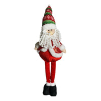 Pack 2 Monos Patas Largas Adorno Navidad Decoración Pascuero