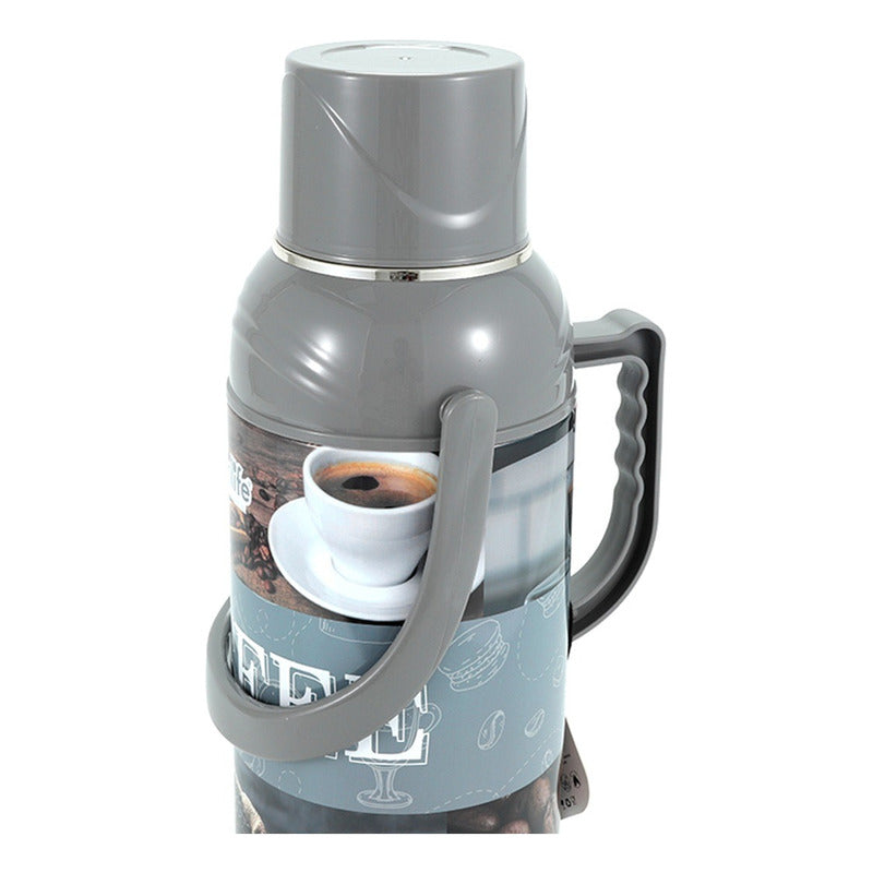 Termo Grande 3.2 Litros Acero Inox Agua Caliente Fria Cafe