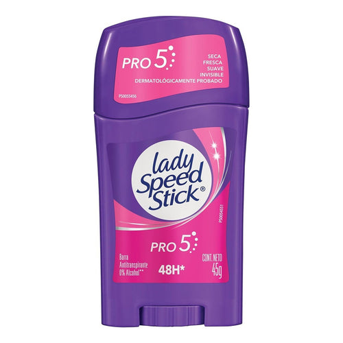 X2 Desodorante Barra Lady Speed Stick Antitranspirant Pro 5 Floral Frutal