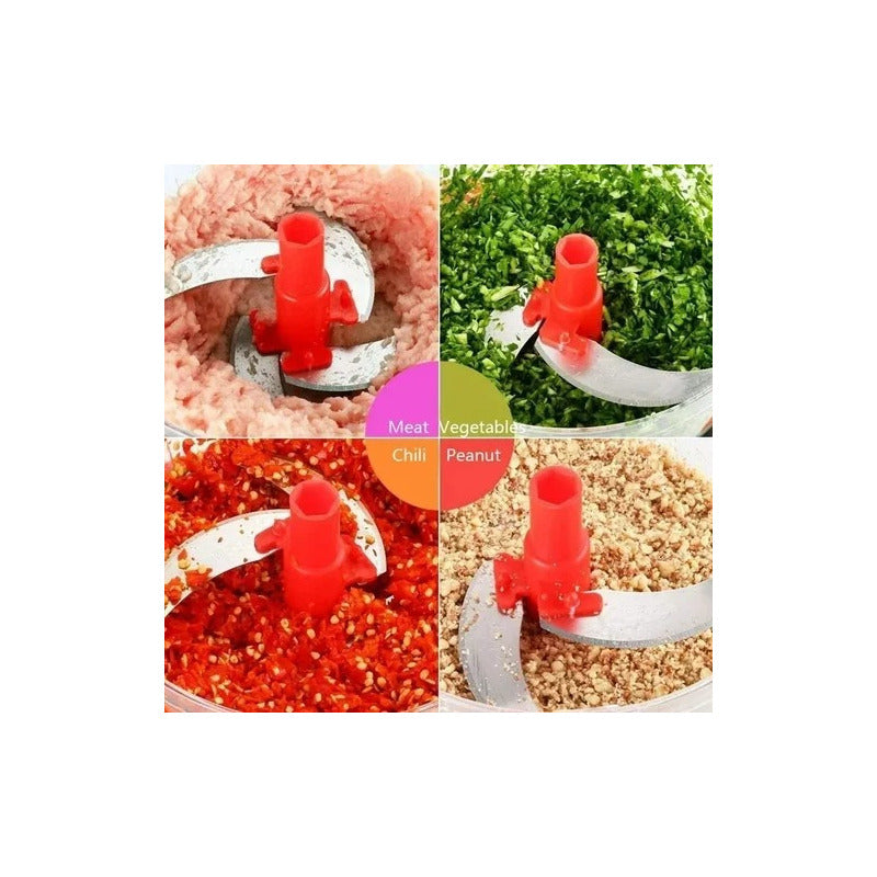 Picador Cortador Manual De Verduras Frutas Procesador Alimen