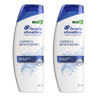 Pack X2 Shampoo Head & Shoulders 375ml Limpieza Renovadora