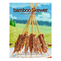 Palos Anticuchos Gruesos 45cm Brochetas Pinchos X 100 Ud.