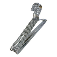 Pack 40 Colgadores De Ropa Perchas Metal Ganchos Metálicos  Blanco