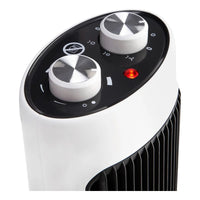 X2 Calefactor Eléctrico Kendal Ventilador Aire Tibio Calient Blanco