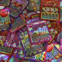 50 Bolsas De Mylar Contenedor Weed Cierre Cremallera No Olor