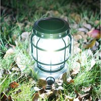 X2 Lampara Multifuncional Camping Recargable Energía Solar Gris