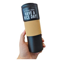 Vaso Termico Portátil Doble Capa De Acero Inoxidable Te Café
