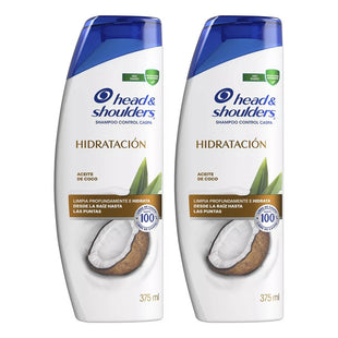 X2 Shampoo Head & Shoulders Hidratación 375ml Aceite De Coco