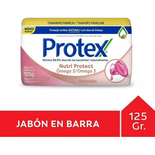 Jabón Barra Protex 125gr Protección Antibacterial Omega 3