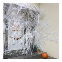 Telaraña Colgante Halloween Decoración Tela De Araña Adorno Blanco Telaraña